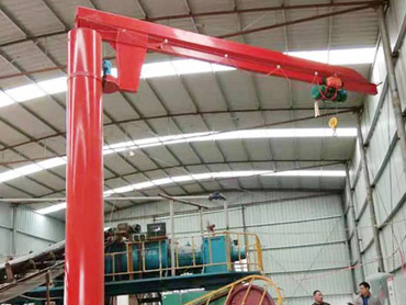 Fiksni stup Rotary Boom Crane