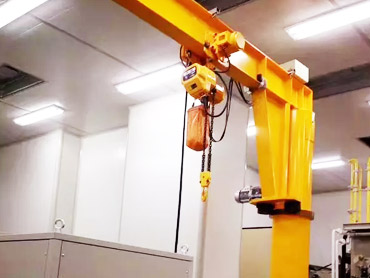 Ručni rotirajući podizanje rukom kran s jib kran crtež